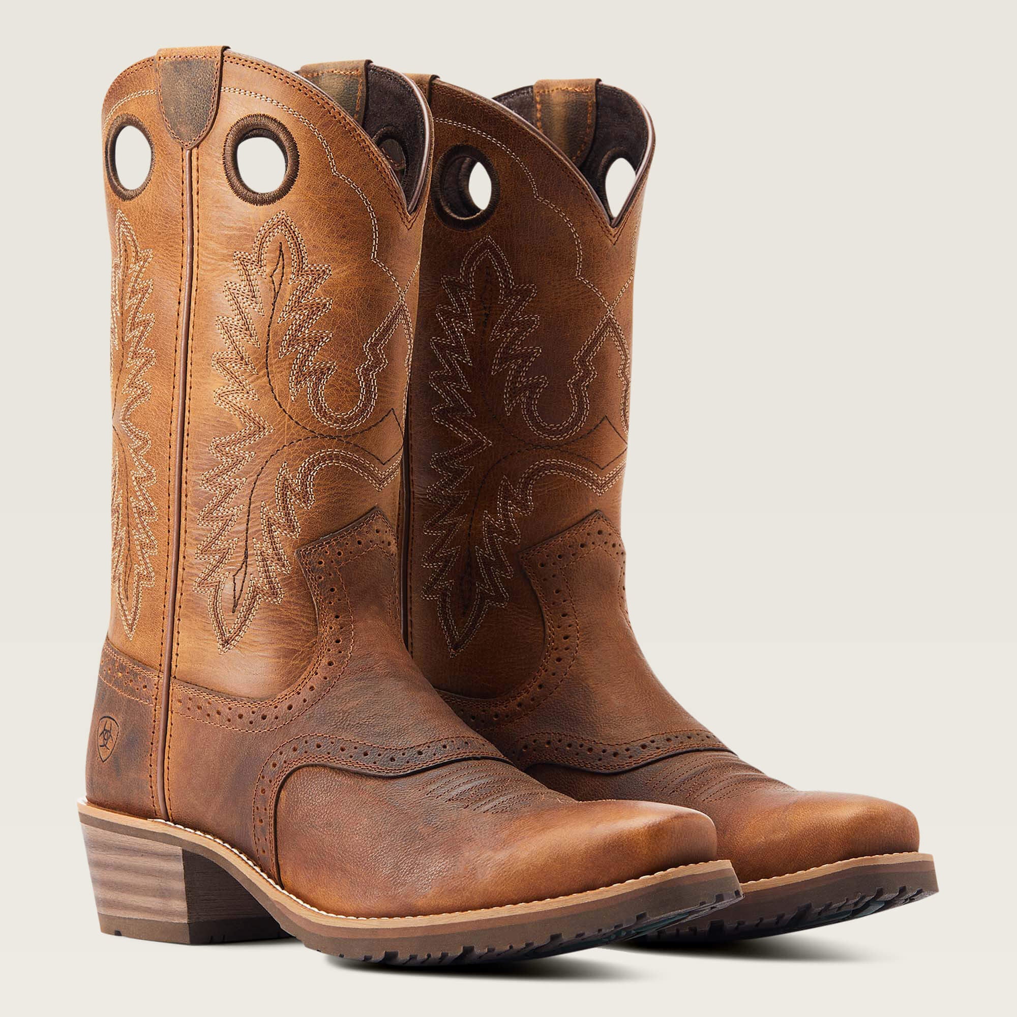 Ariat Hybrid Roughstock Square Toe Cowboy Boot Men