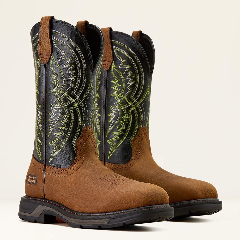 Ariat WorkHog XT Coil Wide Square Toe Carbon Toe Work Boot Men