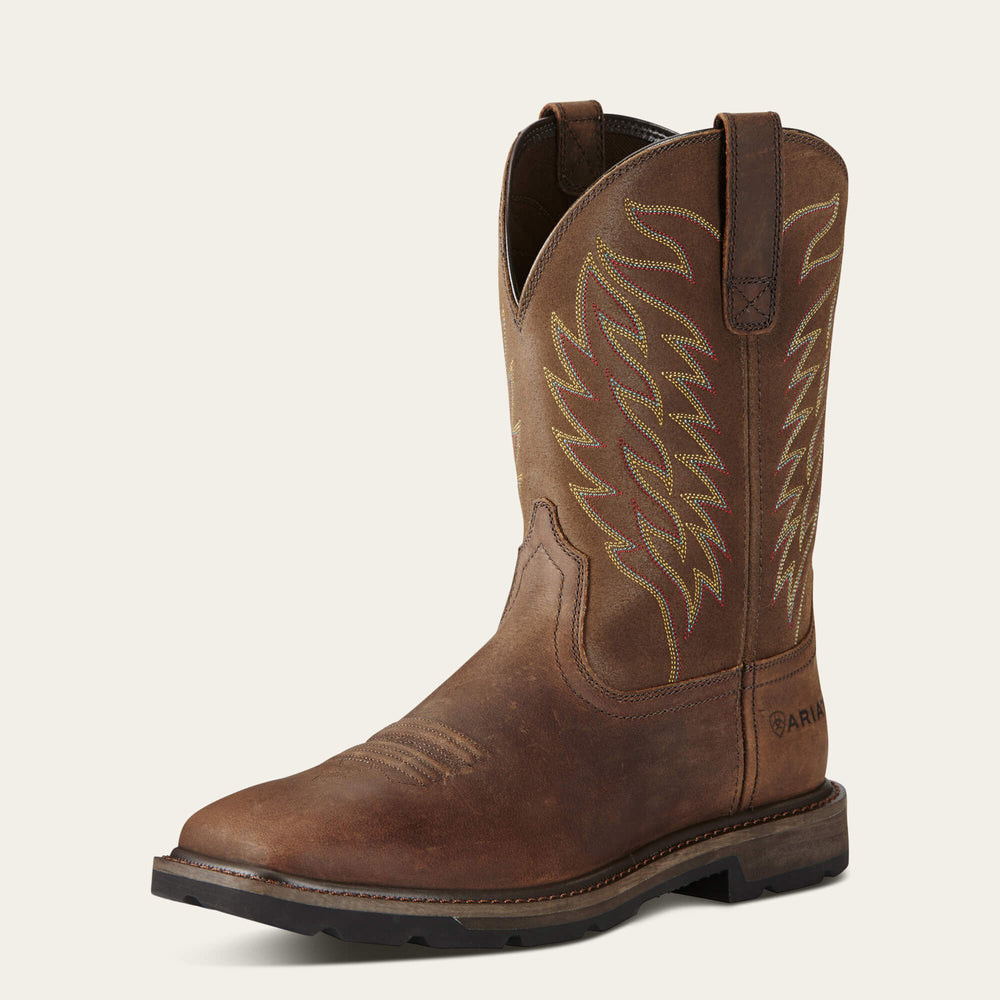 Ariat Groundbreaker Wide Square Toe Steel Toe Work Boot Men
