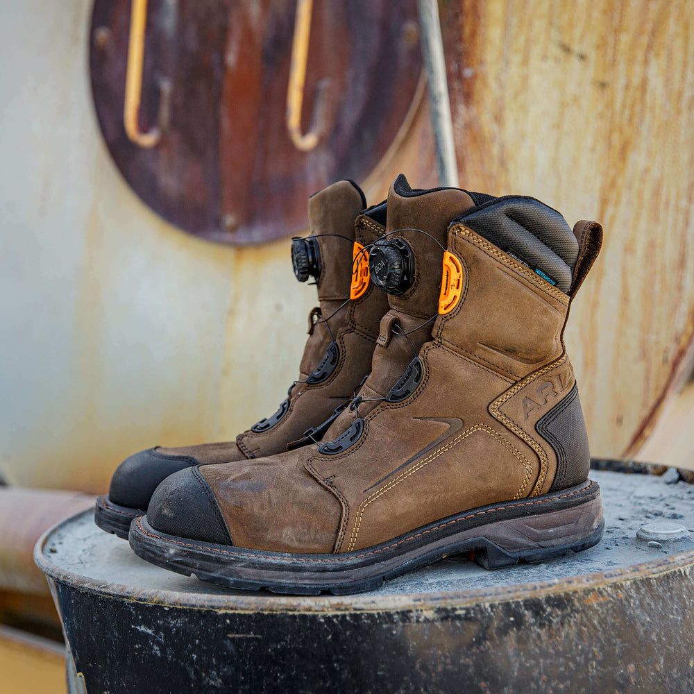 Ariat WorkHog XT 8" BOA Waterproof Carbon Toe Work Boot Men