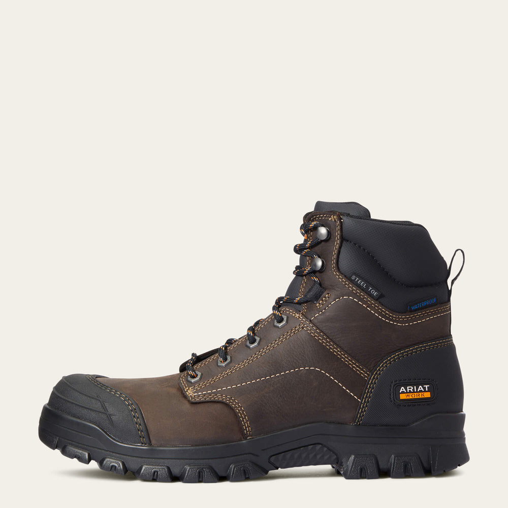 Ariat Treadfast 6" Waterproof Steel Toe Work Boot Men