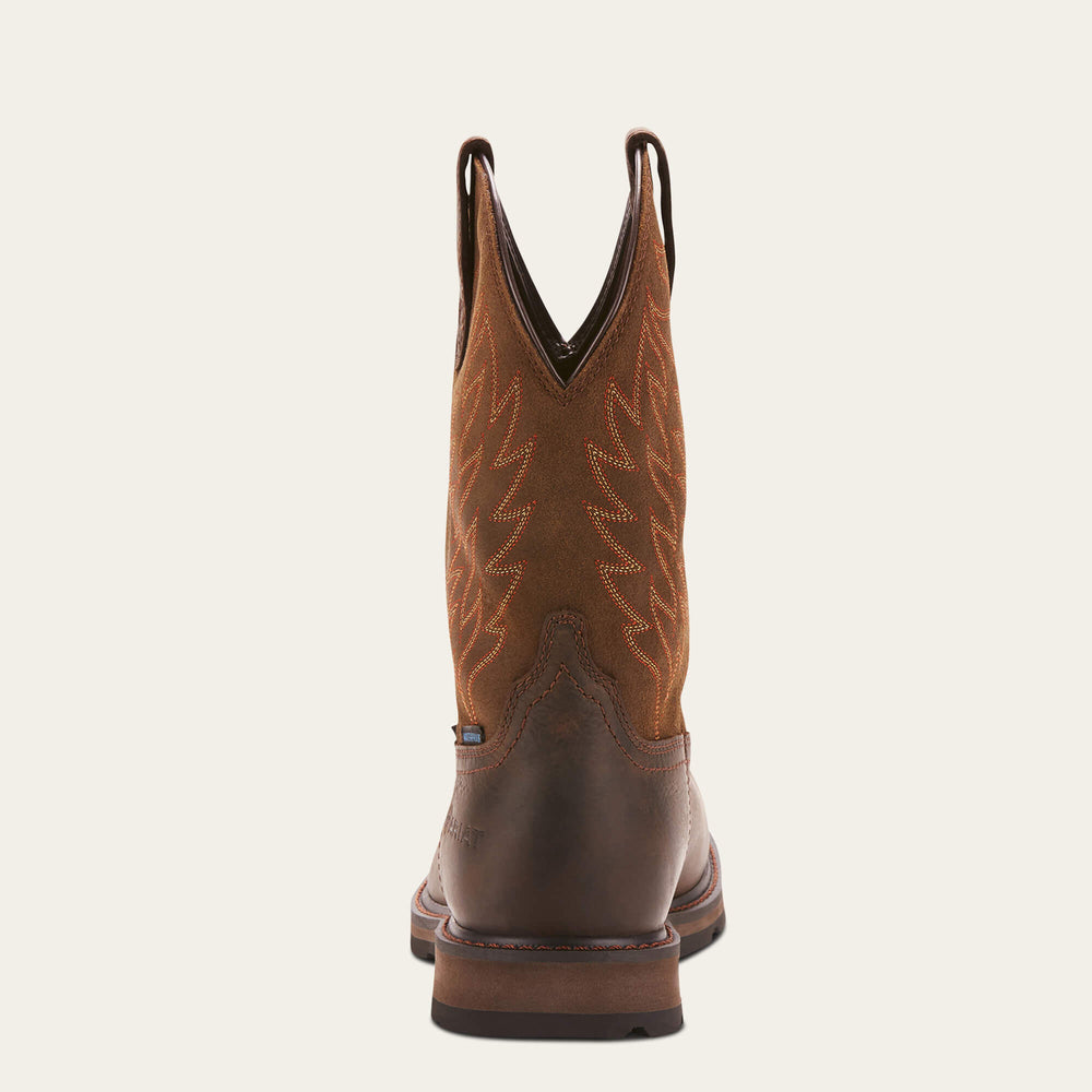 Ariat Groundbreaker Wide Square Toe Waterproof Steel Toe Work Boot Men
