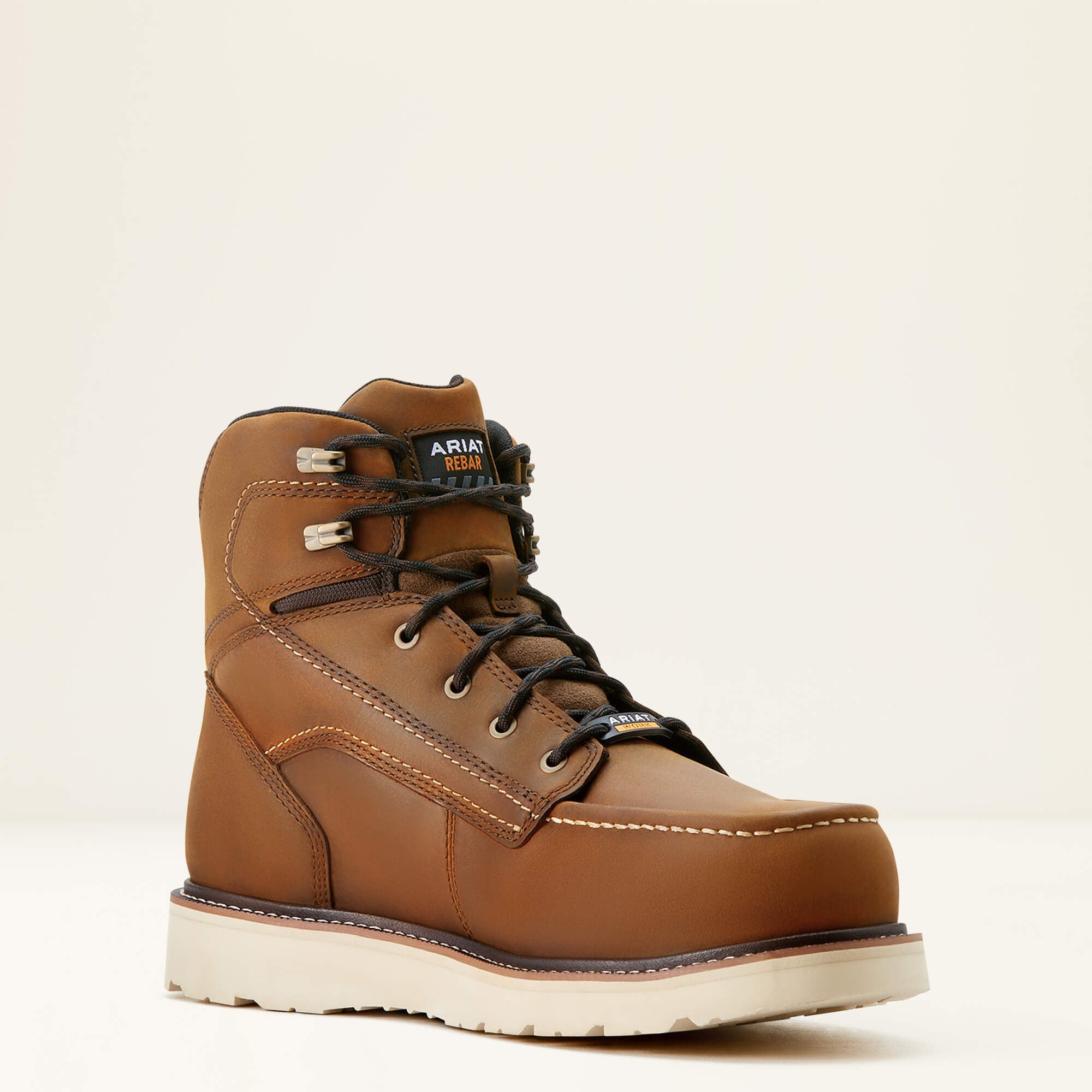 Ariat Rebar Wedge Moc Toe 6" Waterproof Composite Toe Work Boot Men