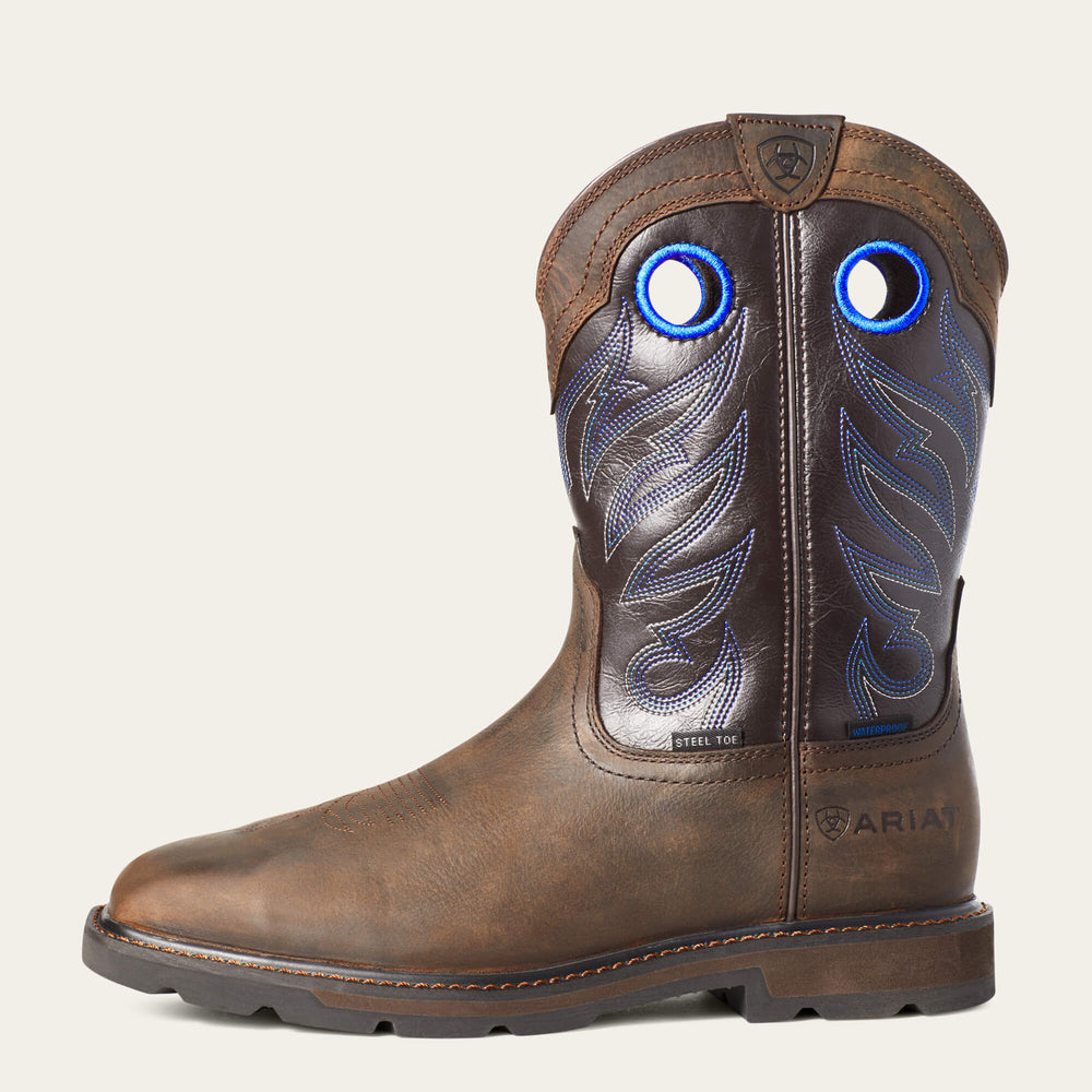 Ariat Groundwork Waterproof Steel Toe Work Boot Men