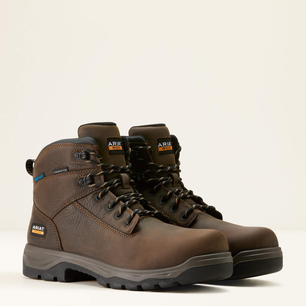 Ariat Turbo Duratread 6" Waterproof Carbon Toe Work Boot Men
