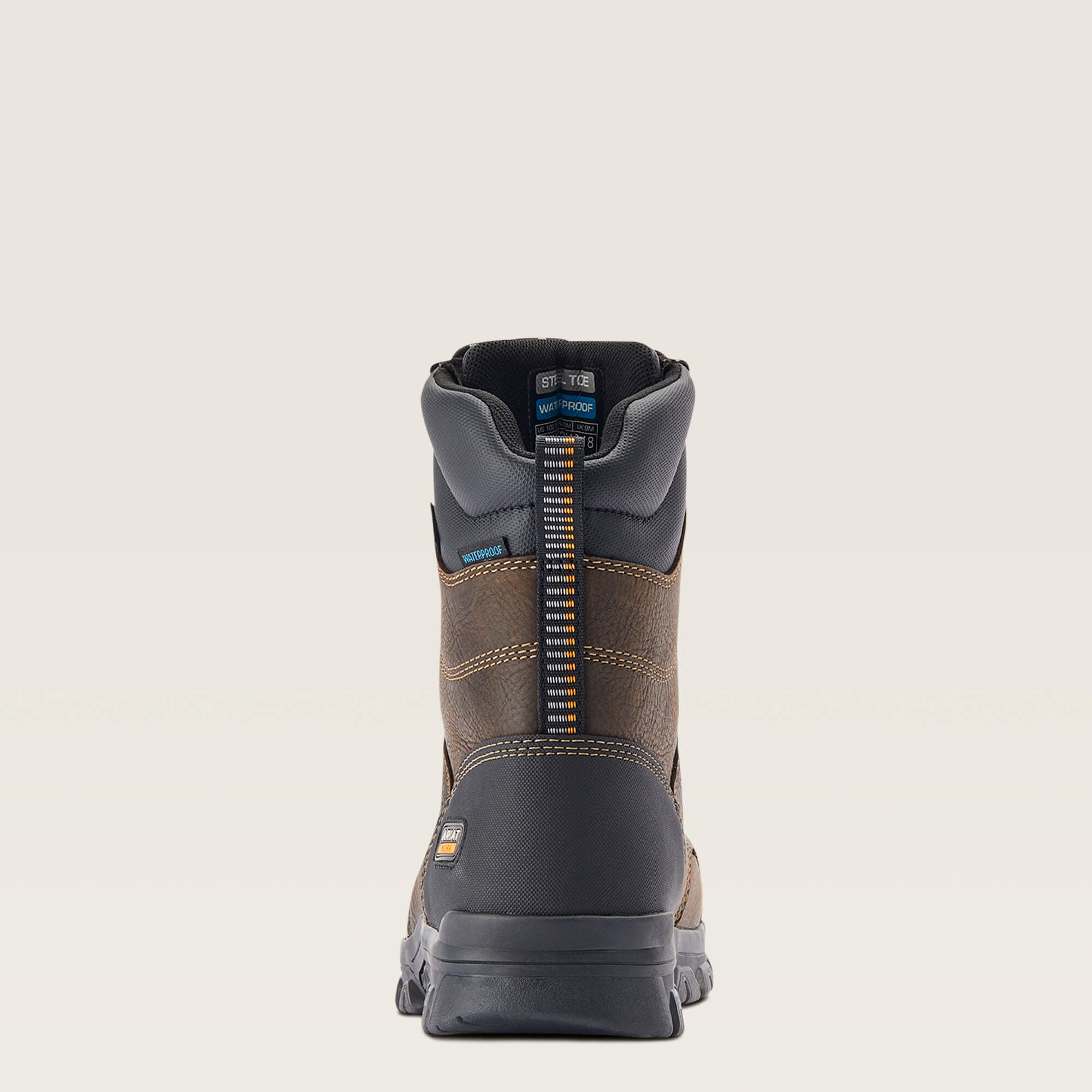 Ariat Treadfast 8" Waterproof Steel Toe Work Boot Men