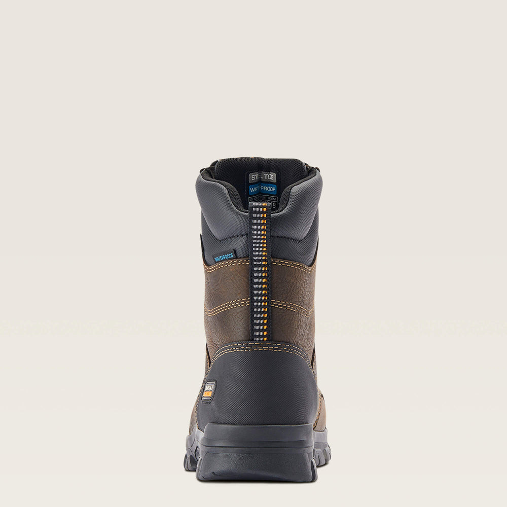Ariat Treadfast 8" Waterproof Steel Toe Work Boot Men