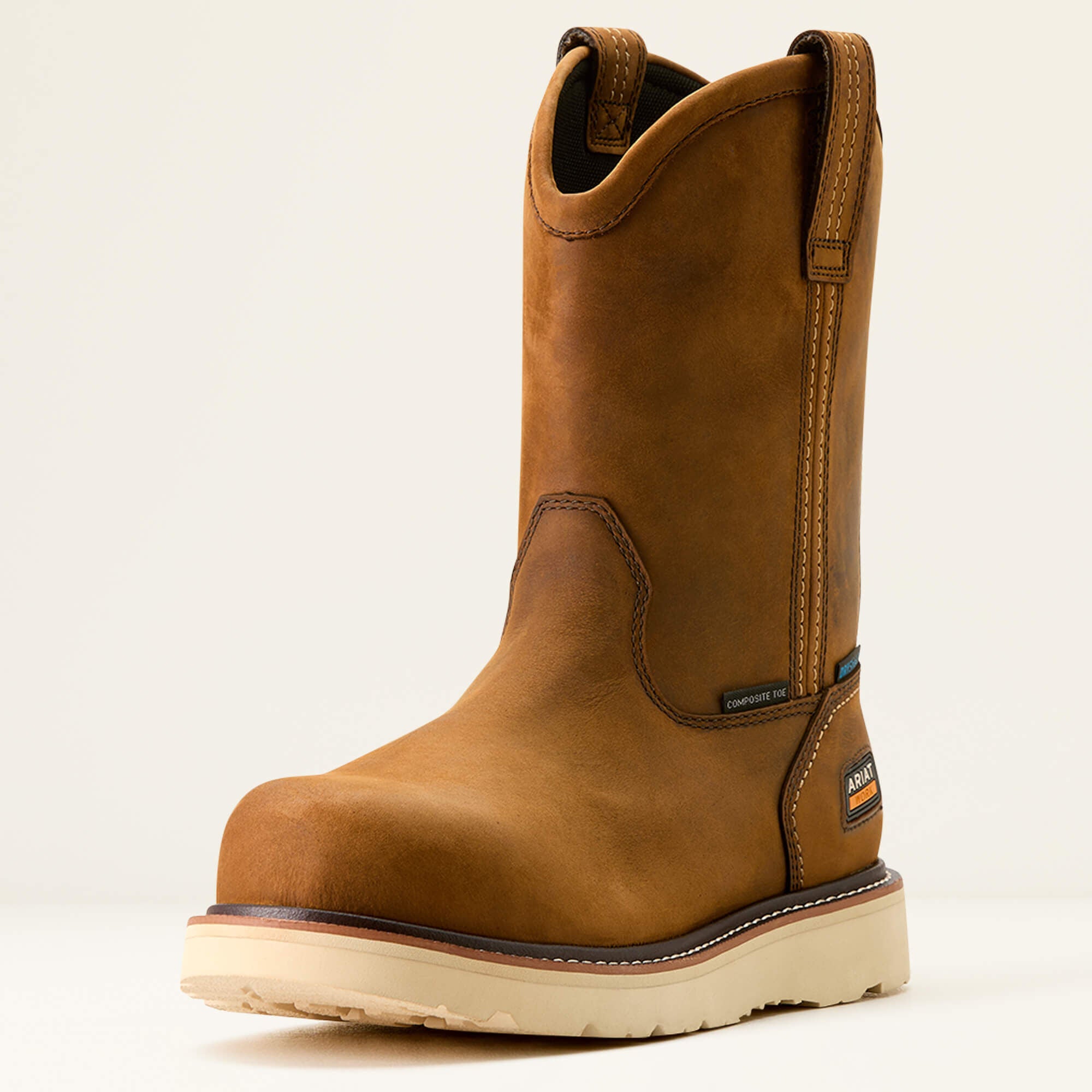 Ariat Rebar Wedge Pull-On Waterproof Composite Toe Work Boot Men