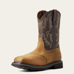 Ariat Sierra Wide Square Toe Steel Toe Work Boot Men