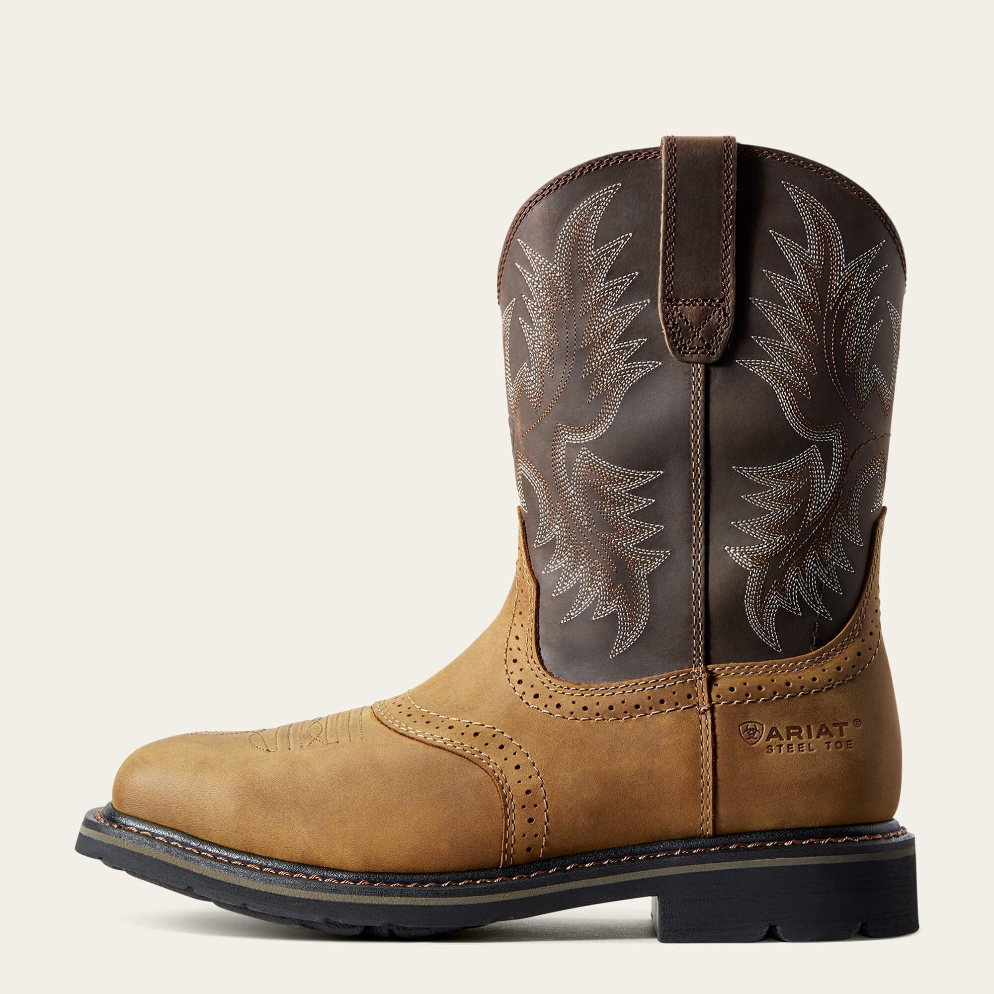 Ariat Sierra Wide Square Toe Steel Toe Work Boot Men
