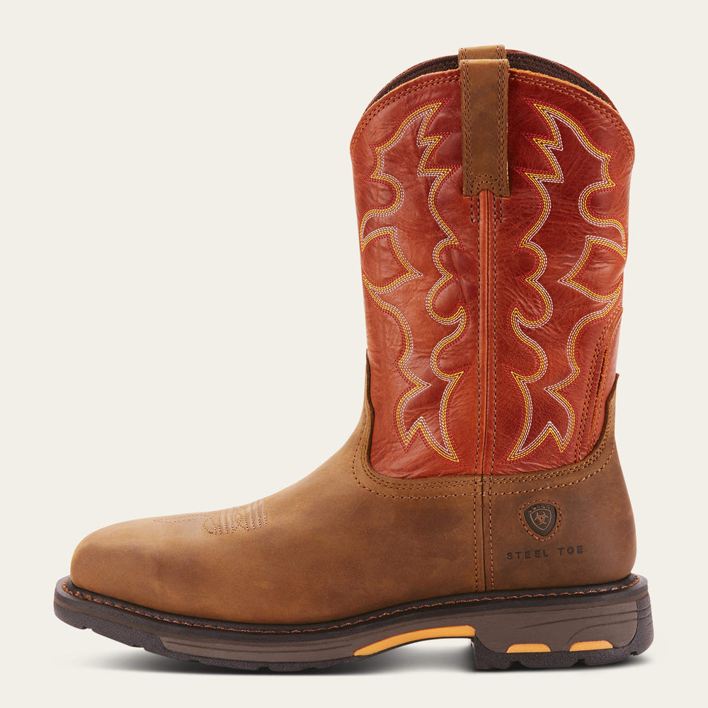 Ariat WorkHog Wide Square Toe Steel Toe Work Boot Men