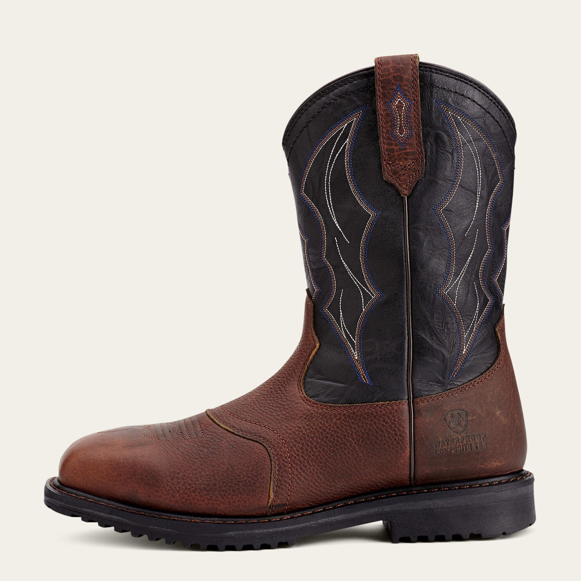Ariat RigTek Wide Square Toe Waterproof Composite Toe Work Boot Men