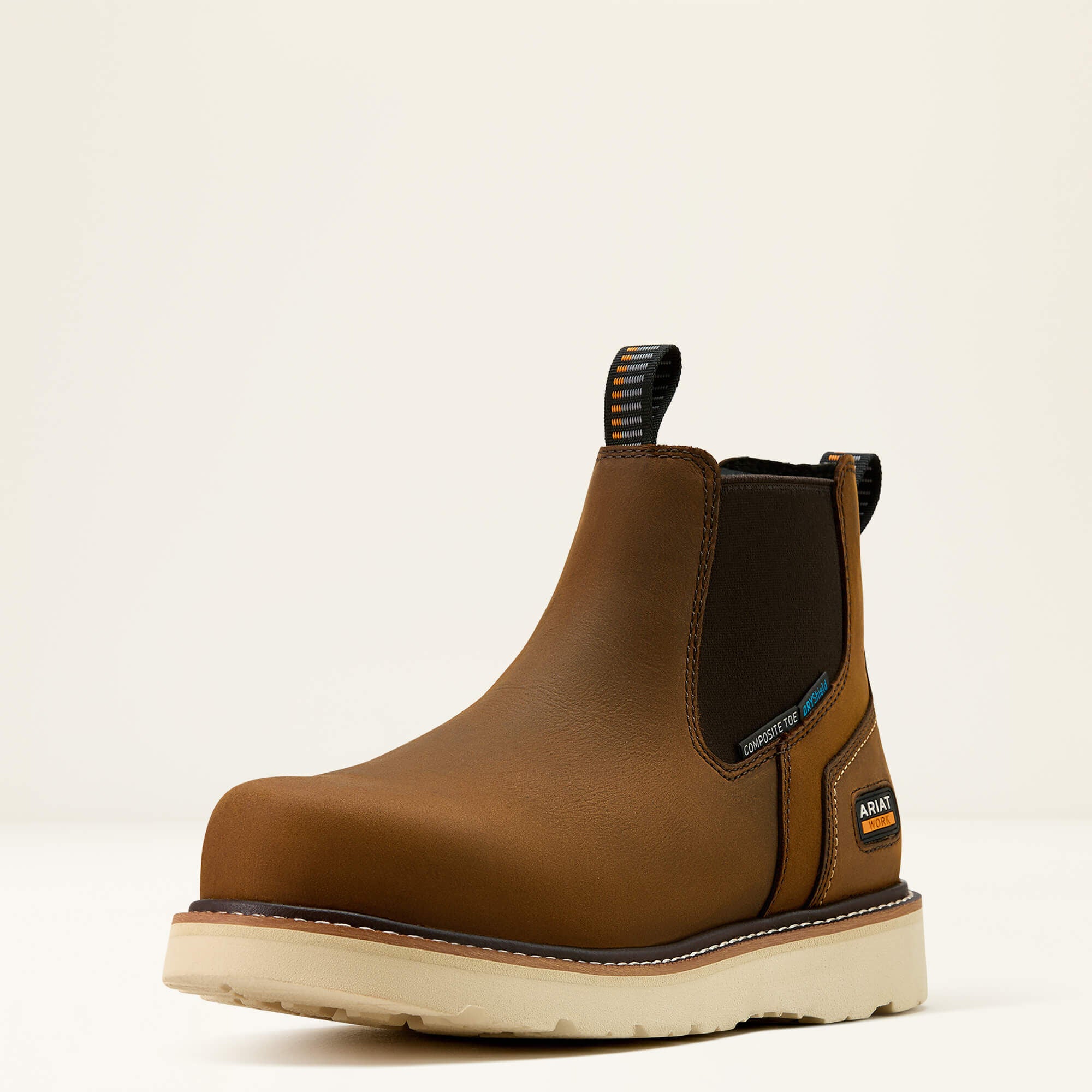 Ariat Rebar Wedge Chelsea Waterproof Composite Toe Work Boot Men