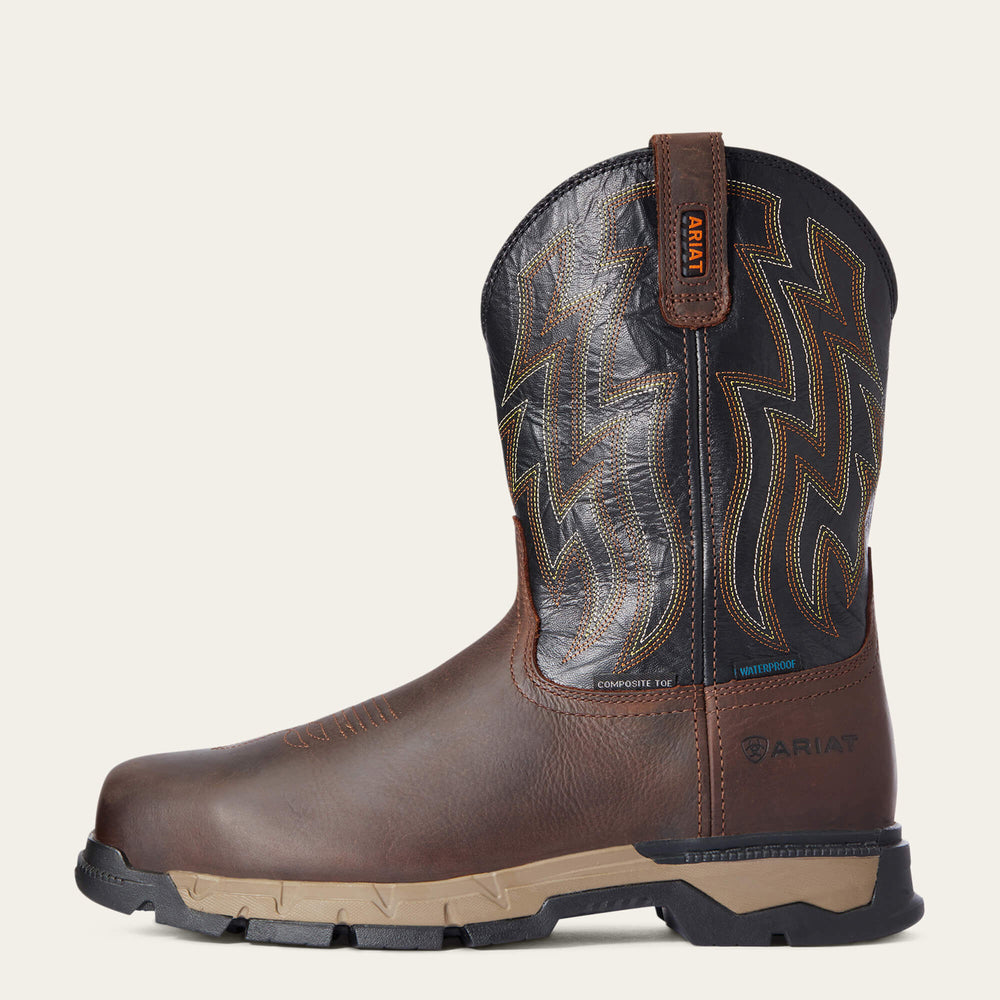 Ariat Rebar Flex Western Waterproof Composite Toe Work Boot Men