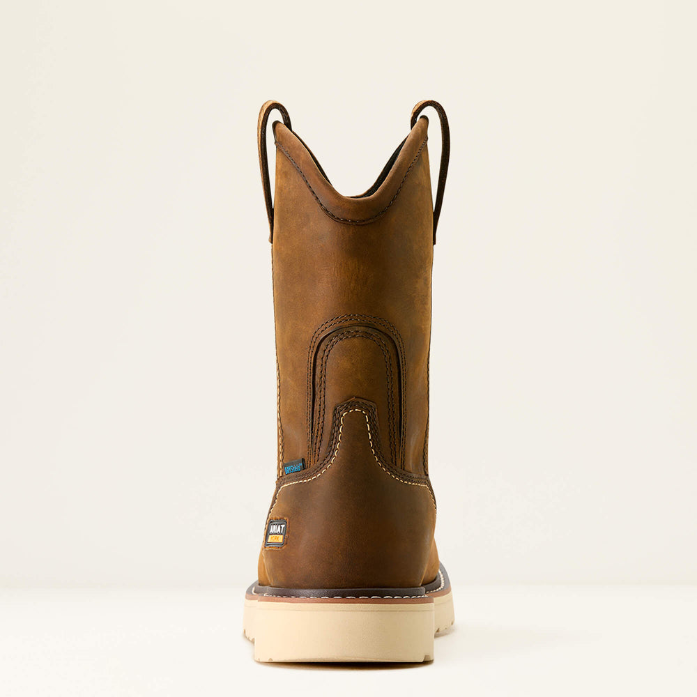 Ariat Rebar Wedge Pull-On Waterproof Work Boot Men