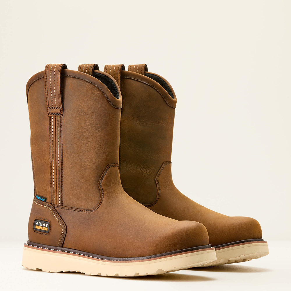 Ariat Rebar Wedge Pull-On Waterproof Work Boot Men