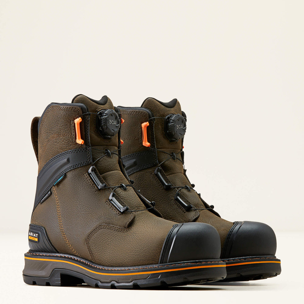 Ariat Stump Jumper 8" BOA Waterproof Composite Toe Work Boot Men