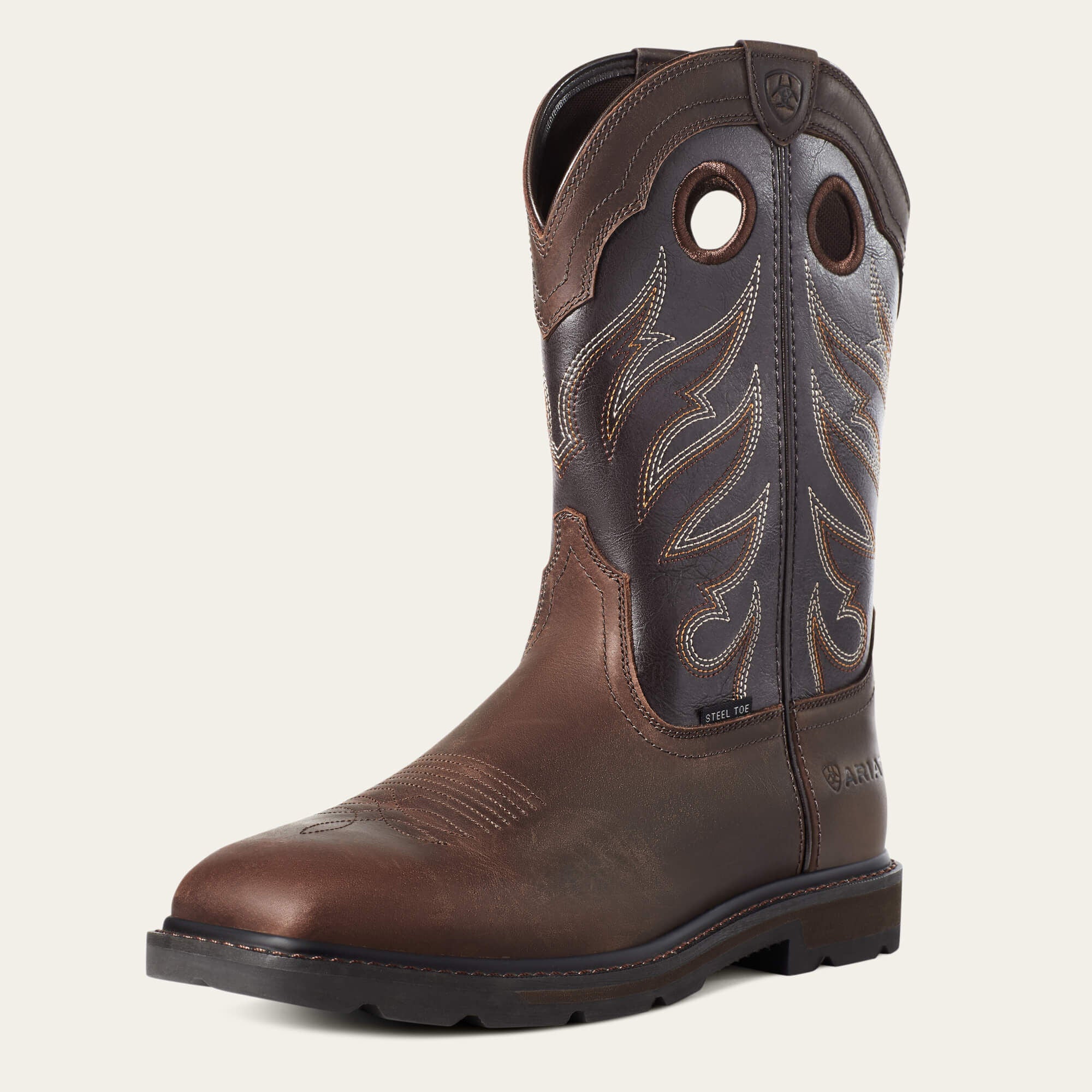 Ariat Groundwork Wide Square Toe Steel Toe Work Boot Men