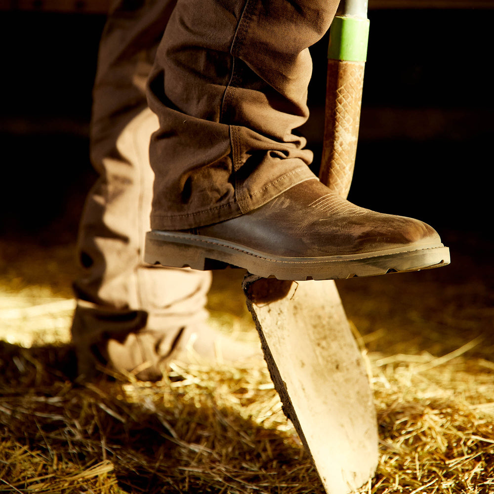 Ariat Groundwork Wide Square Toe Steel Toe Work Boot Men