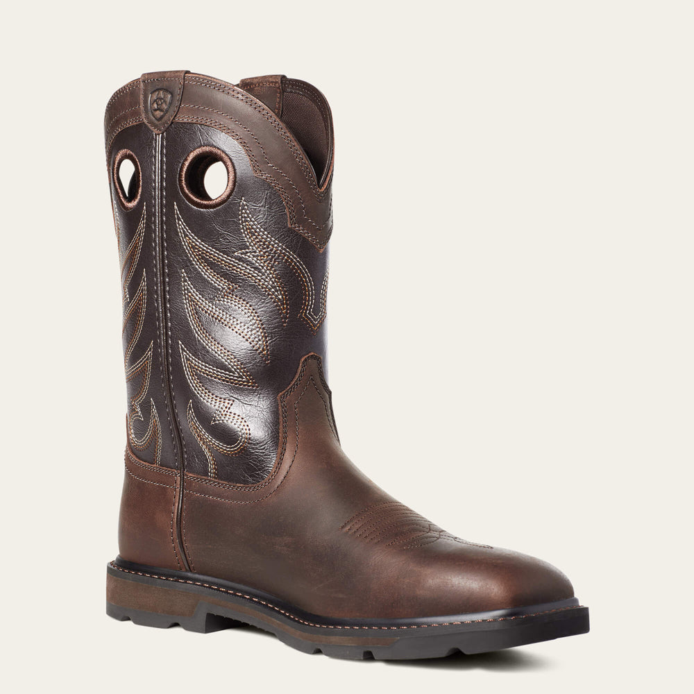 Ariat Groundwork Wide Square Toe Steel Toe Work Boot Men