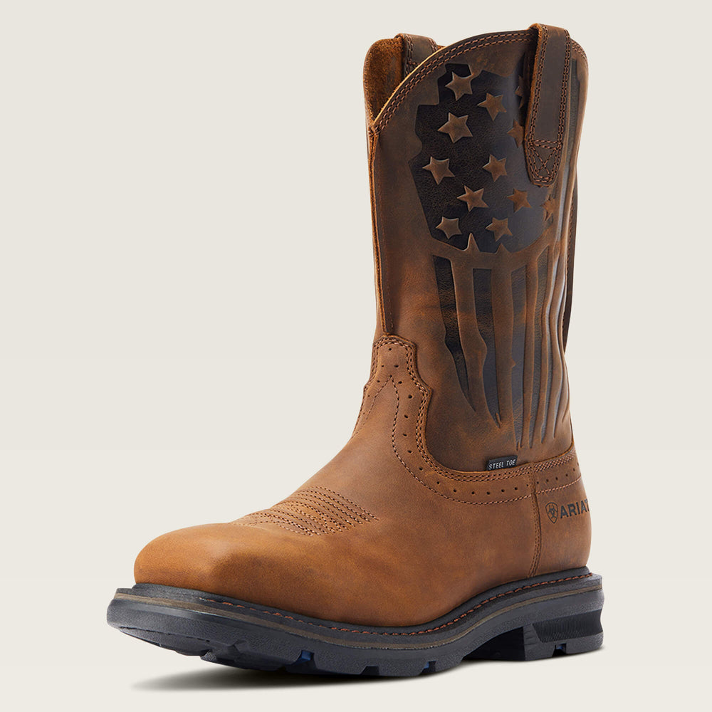 Ariat Sierra Shock Shield Patriot Steel Toe Work Boot Men