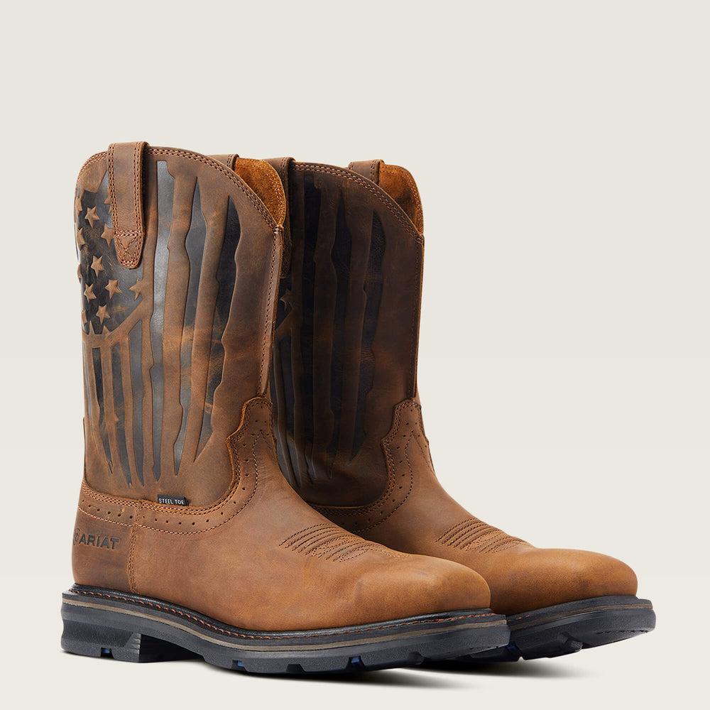 Ariat Sierra Shock Shield Patriot Steel Toe Work Boot Men