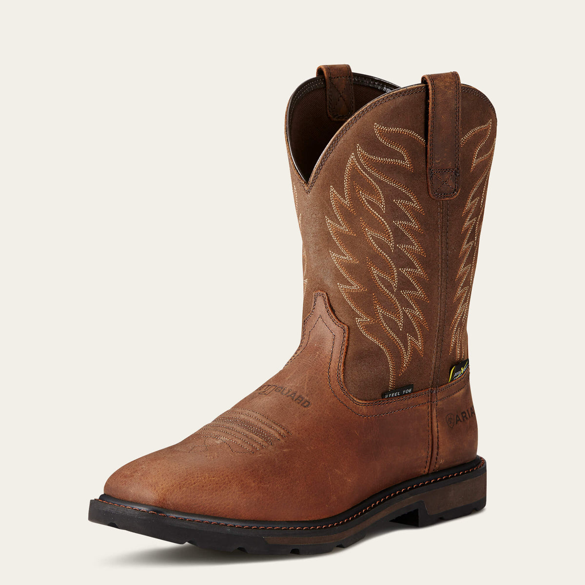Ariat Groundbreaker Wide Square Toe MetGuard MetGuard Steel Toe Work Boot Men