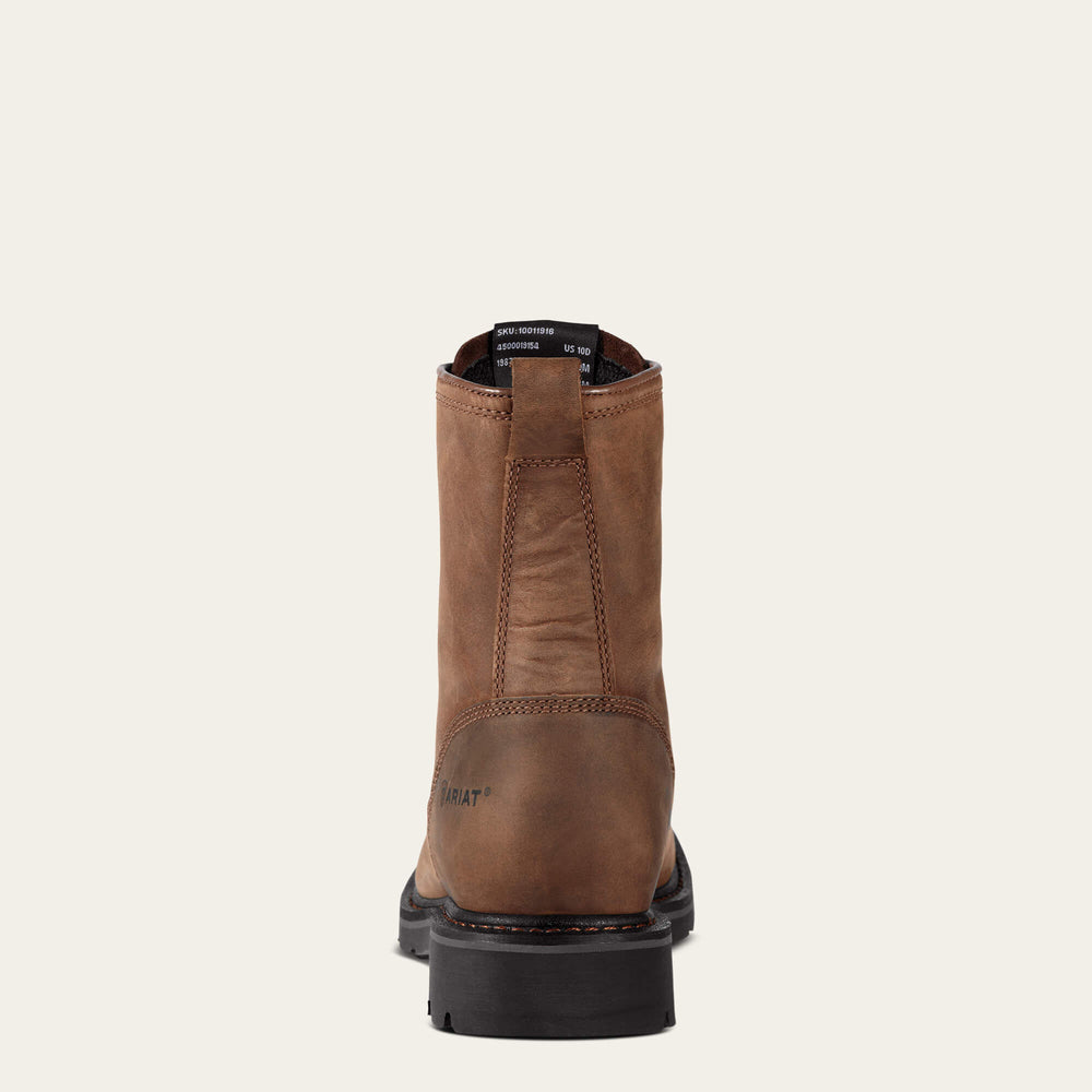 Ariat Cascade 8" Wide Square Toe Steel Toe Work Boot Men