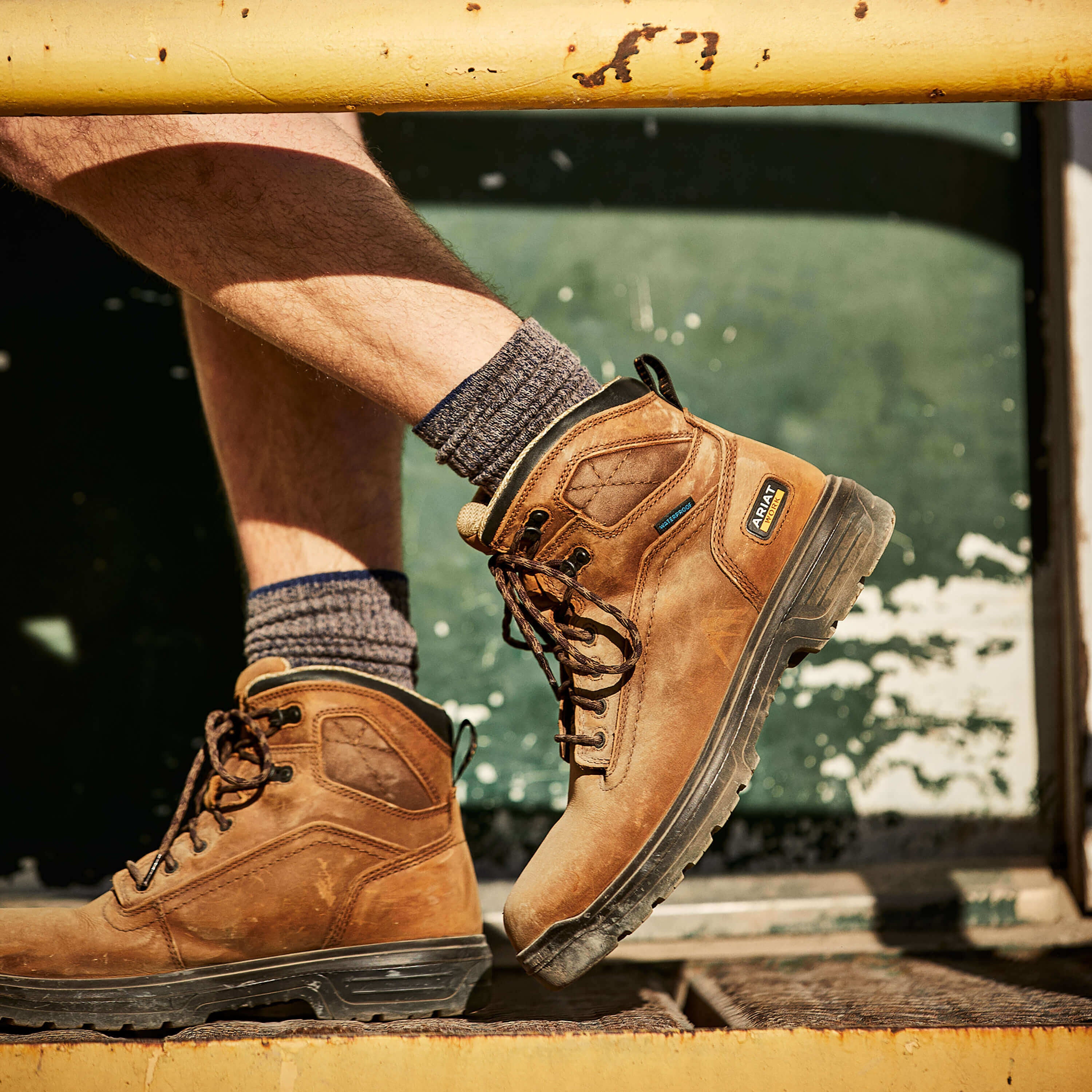 Ariat Turbo 6" Waterproof Carbon Toe Work Boot Men