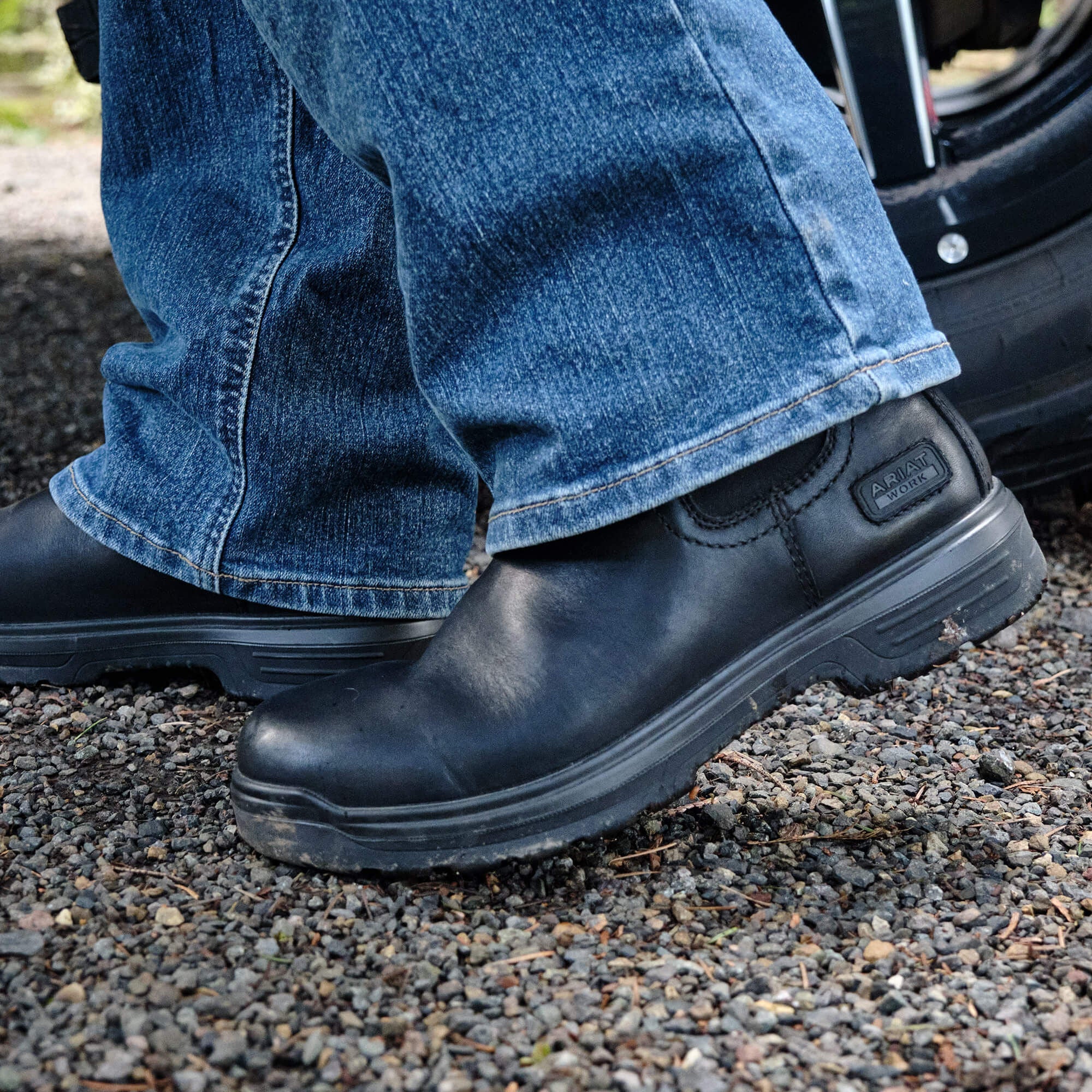 Ariat Turbo Chelsea Waterproof Work Boot Men