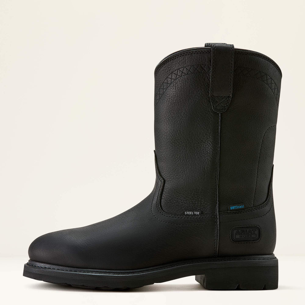 Ariat Sierra Waterproof Roper Toe Steel Toe Work Boot Men