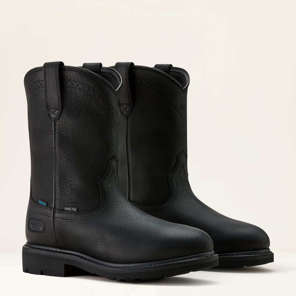 Ariat Sierra Waterproof Roper Toe Steel Toe Work Boot Men