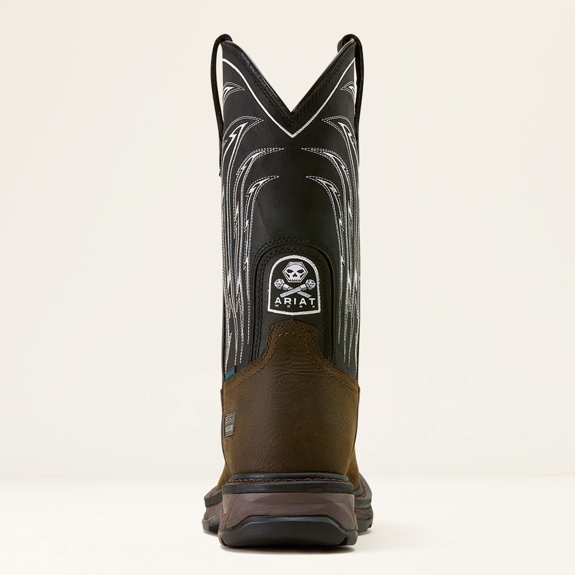 Ariat WorkHog XT Bolt Skull Waterproof Wide Square Toe Work Boot Men