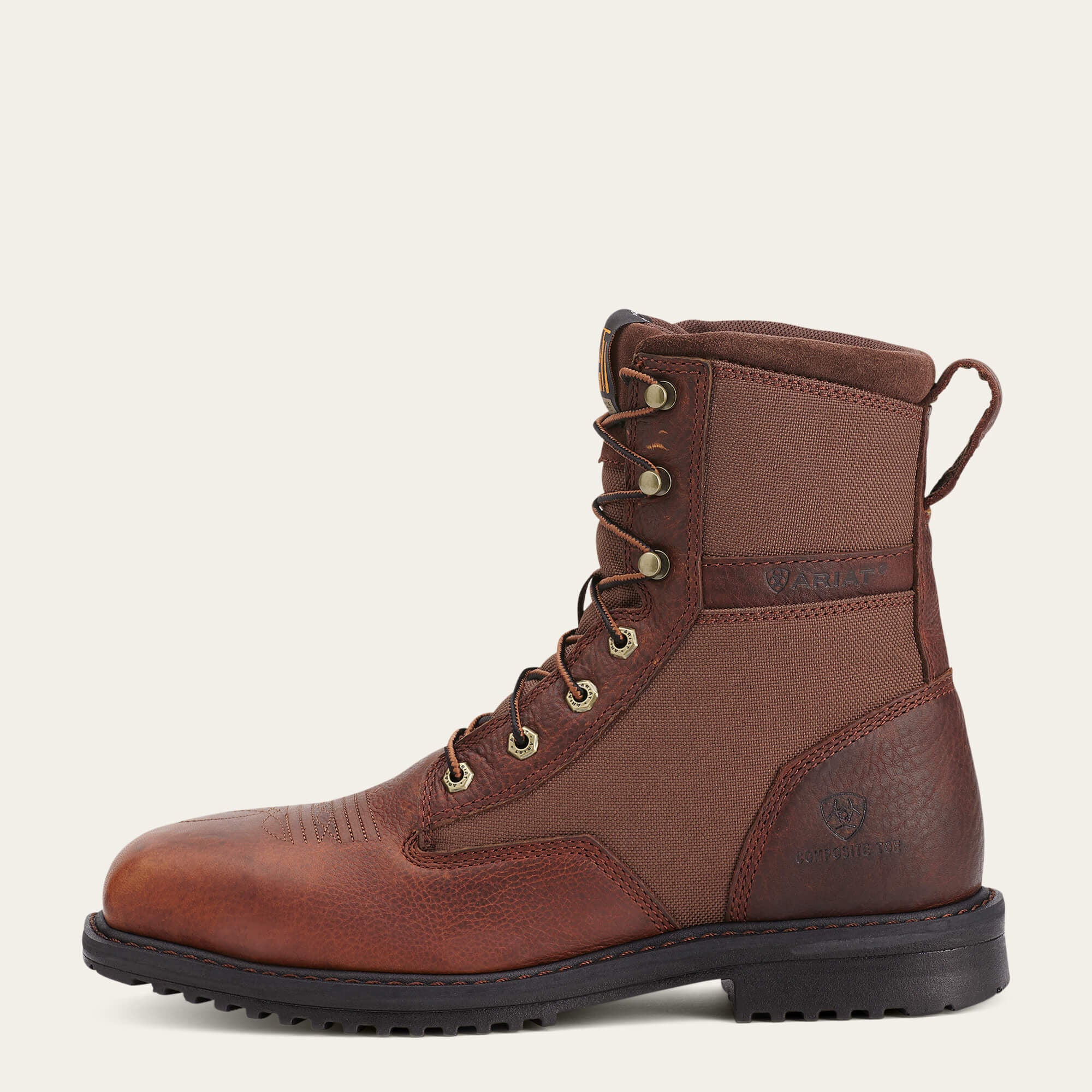 Ariat RigTek 8" Wide Square Toe Composite Toe Work Boot Men