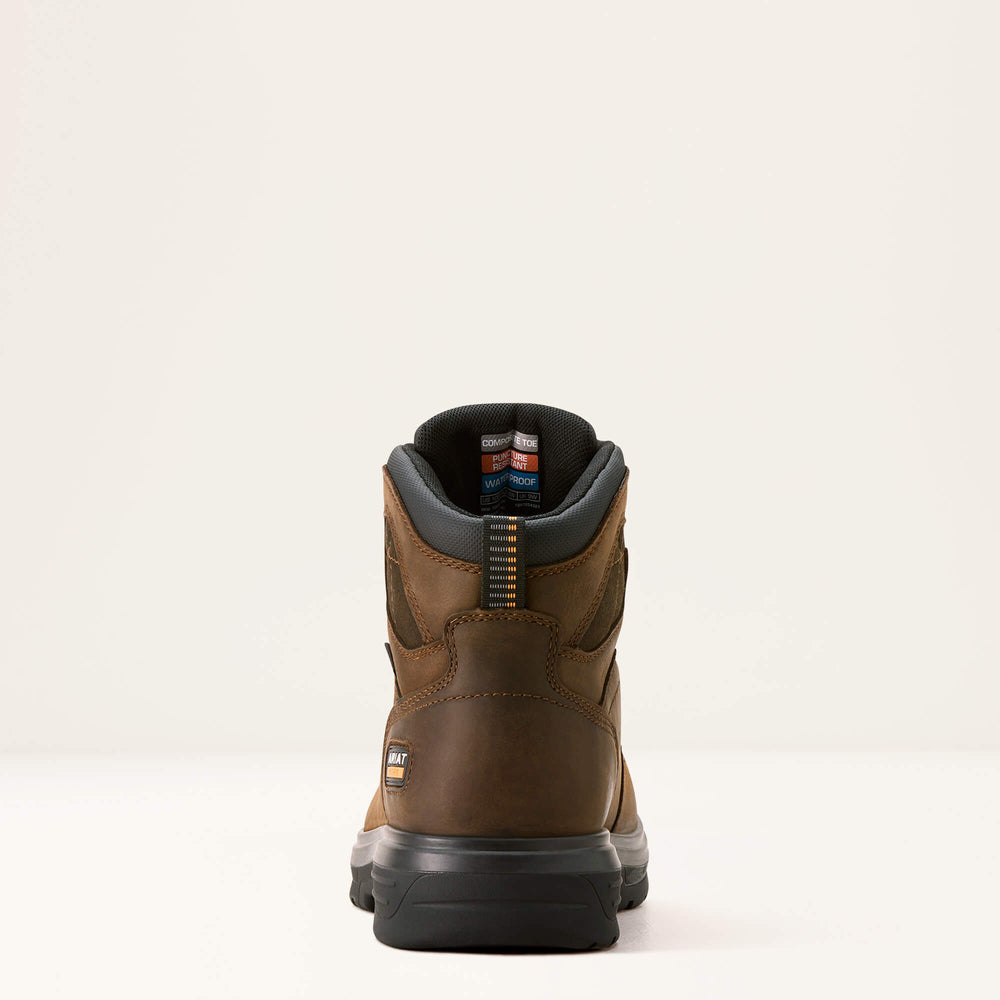 Ariat Turbo 6" CSA Waterproof Carbon Toe Work Boot Men