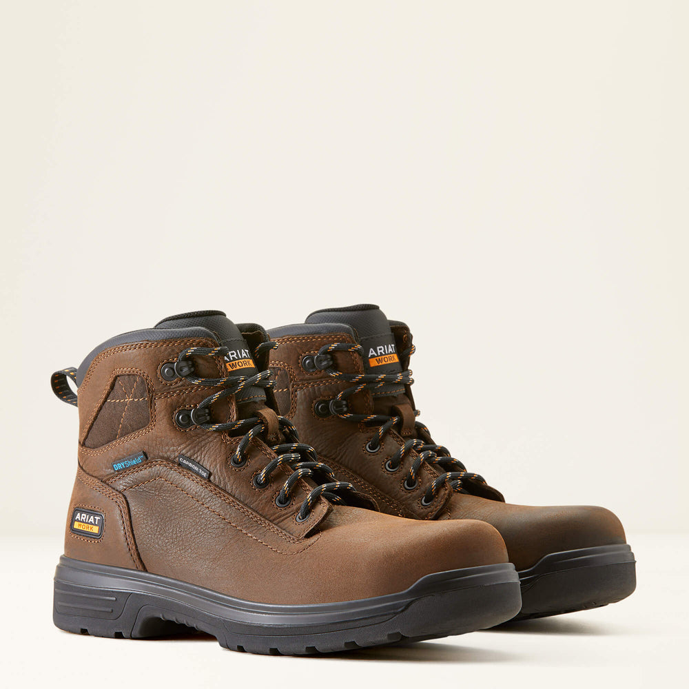 Ariat Turbo 6" Waterproof Carbon Toe Work Boot Men