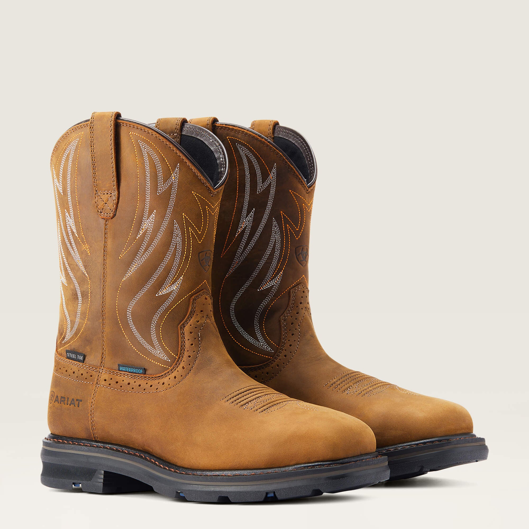 Ariat Sierra Shock Shield Waterproof Steel Toe Work Boot Men