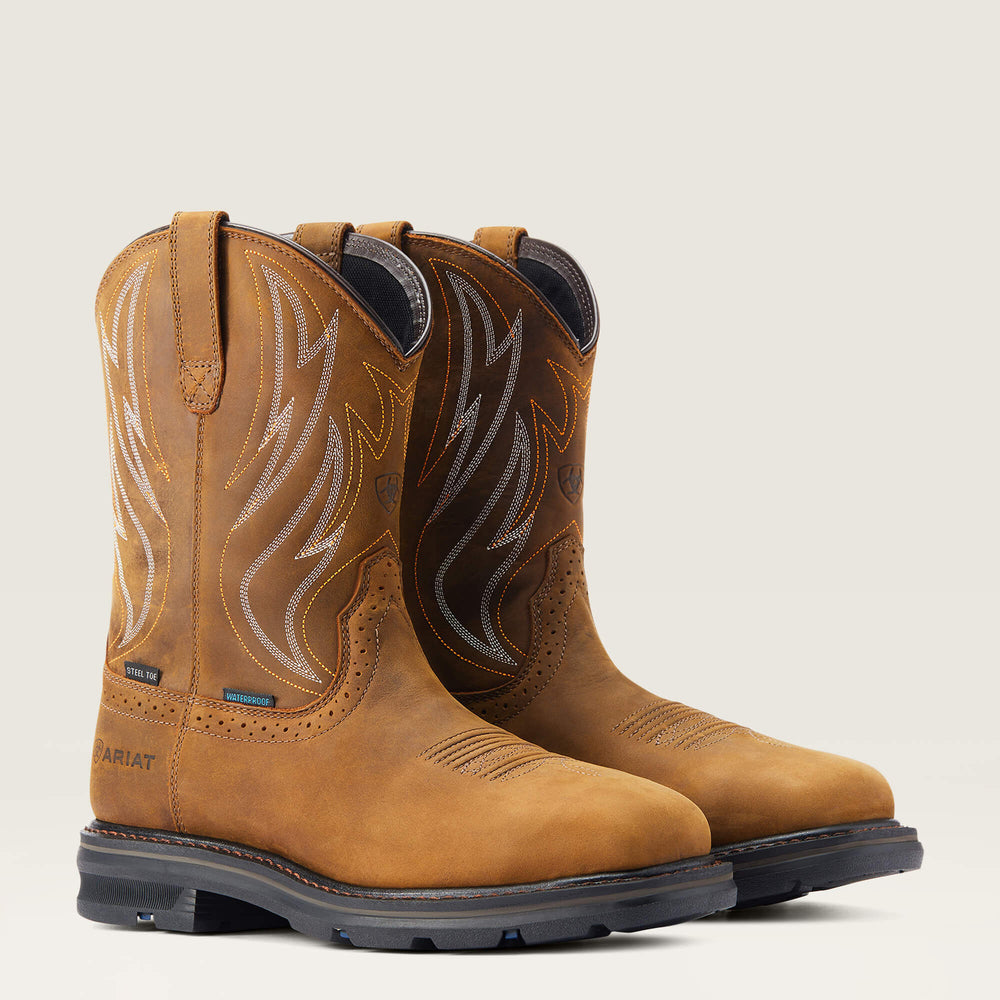 Ariat Sierra Shock Shield Waterproof Steel Toe Work Boot Men