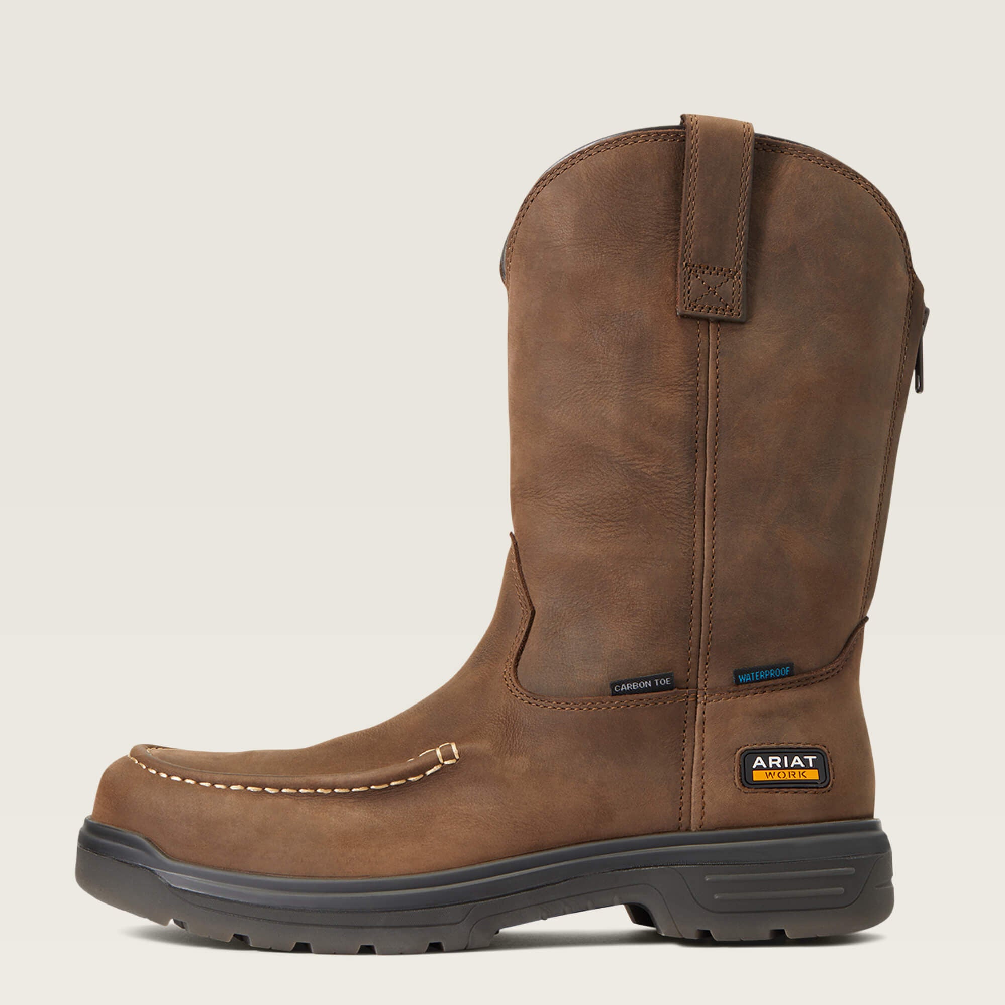 Ariat Turbo Moc Toe Waterproof Carbon Toe Work Boot Men