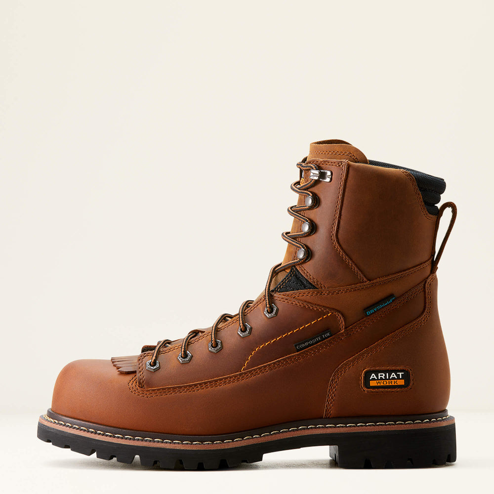 Ariat Longview Shock Shield 8" Waterproof Composite Toe Work Boot Men