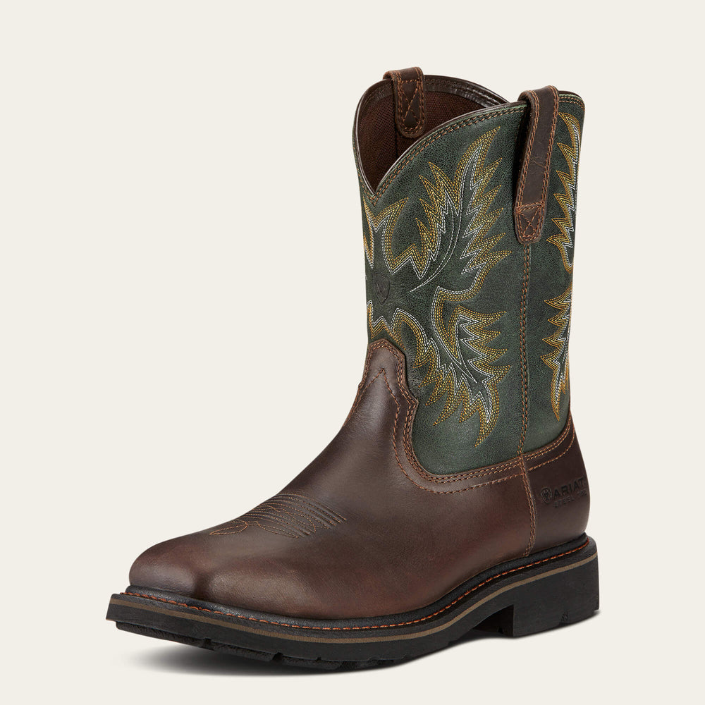 Ariat Sierra Wide Square Toe Steel Toe Work Boot Men
