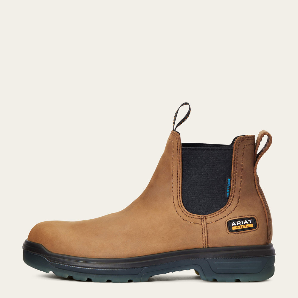 Ariat Turbo Chelsea Waterproof Work Boot Men