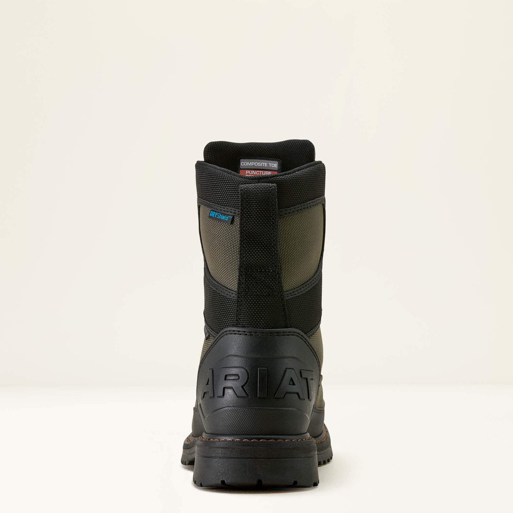 Ariat RigTEK Wildcat BOA 8" CSA Waterproof Wide Square Toe Composite Toe Work Boot Men
