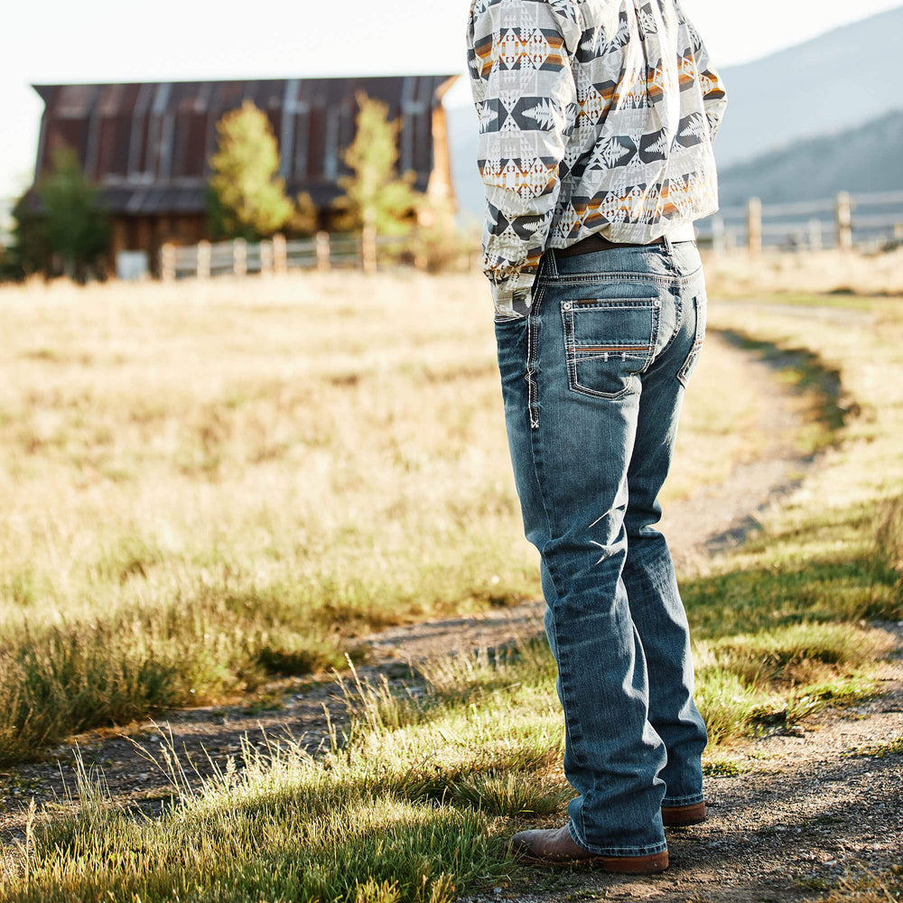 Ariat M4 Low Rise Coltrane Boot Cut Jean Men|Trends