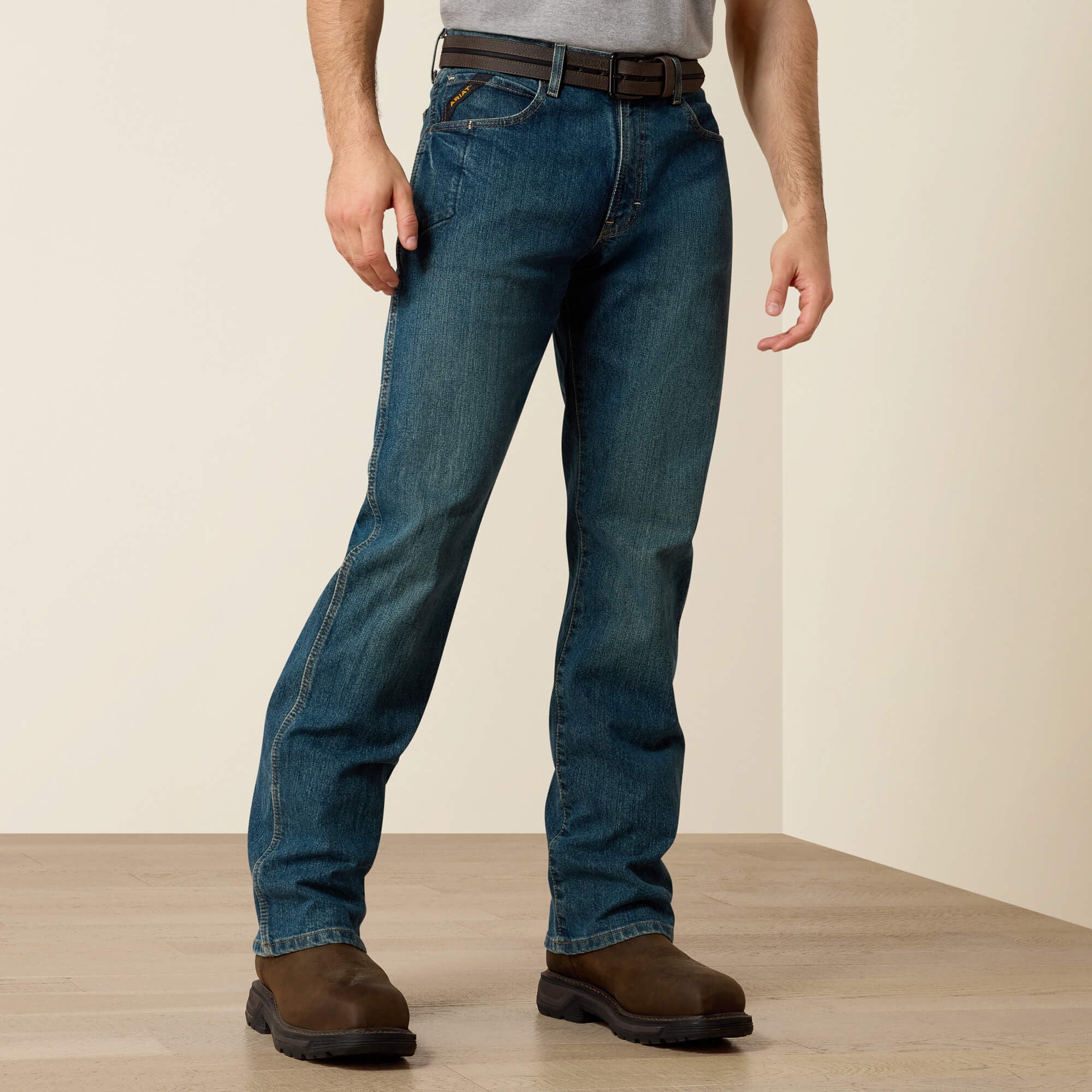 Ariat Rebar M4 Relaxed DuraStretch Basic Boot Cut Jean Men