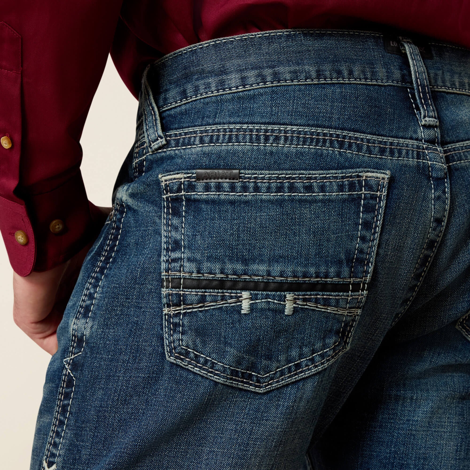 Ariat M7 Rocker Stretch Coltrane Stackable Straight Leg Jean Men|Trends