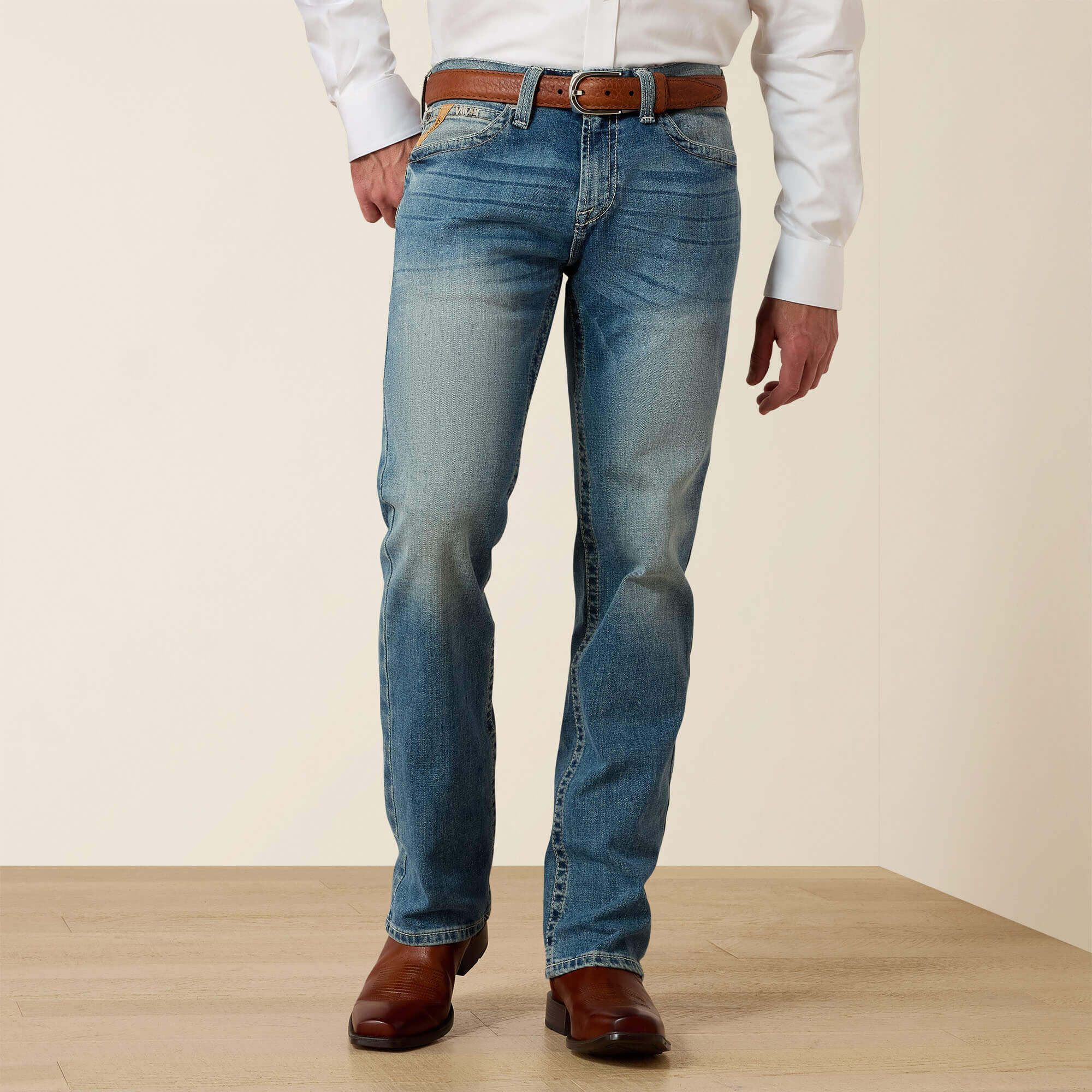 Ariat M7 Rocker Stretch Stirling Stackable Straight Leg Jean Men|Trends