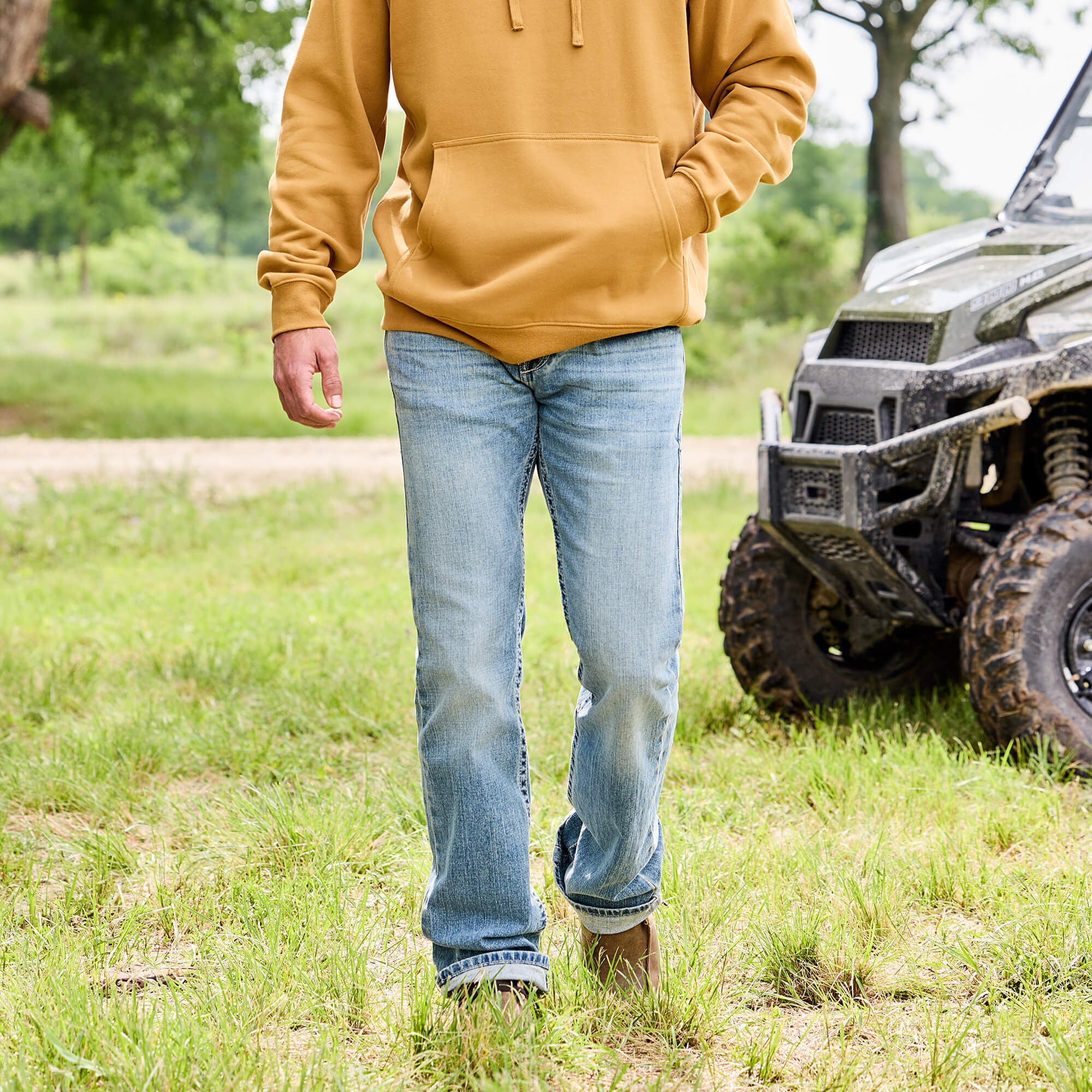 Ariat M7 Rocker Stretch Stirling Stackable Straight Leg Jean Men|Trends