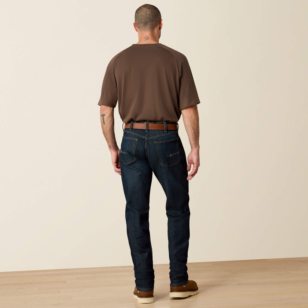 Ariat Rebar M4 Relaxed DuraStretch Basic Stackable Straight Leg Jean Men