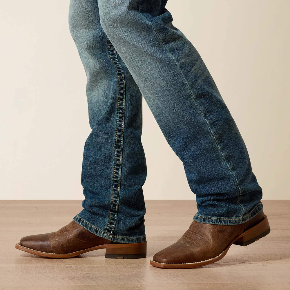 Ariat M4 Low Rise Stretch Shoreway Stackable Straight Leg Jean Men|Trends